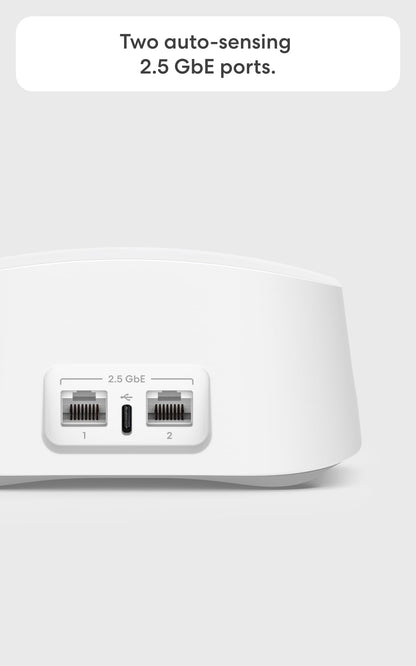 Amazon eero 7 dual-band mesh Wi-Fi 7 router (newest model) - Supports internet plans up to 2.5 Gbps, Coverage up to 4,000 sq. ft., 2-pack