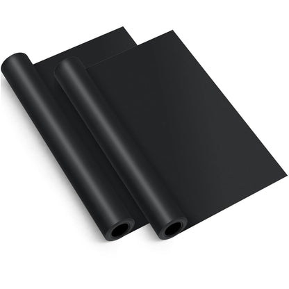 MVRPOWER 1Pcs/2Pcs Magnetic Sheets 0.98x3.28FT, 0.002FT Thick Non Adhesive Magnet Sheet for Crafts, Black