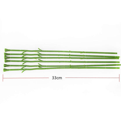 LIOOBO 100Pcs Floral Wire Stem Artificial Rose Flower Stems Plastic Fake Flower Decor for DIY Craft Bouquets Wreaths Wedding Arrangement Room Home Restaurant Party Valentine's Day Decoration 13-Inch