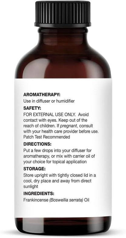 Majestic Pure Essential Oil with Glass Dropper - 100% Pure and Natural - Essential Oils for Diffuser, Aromatherapy, Soap and Candle Making, Frankincense Essential Oil, Frankincense Oil, 1 Fl Oz