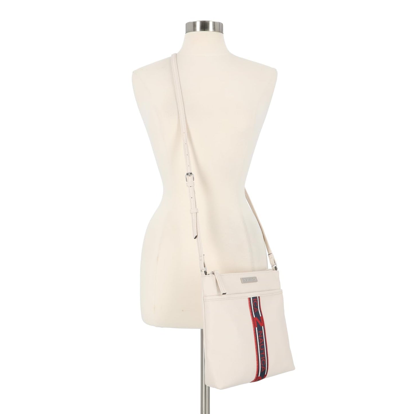 Nautica Lakeside Signature Jaquard North South Crossbody Bag