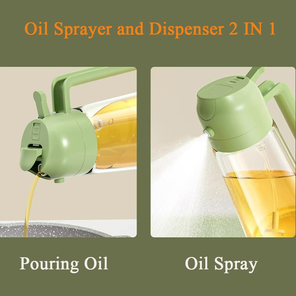 Olive Oil Sprayer for Cooking Oil Spritzer Mister for Air Fryer Canola Vinegar Vegetable Oil Portable Mini Bottle Kitchen Gadgets for BBQ/Pan/Salads/Baking (1 Pack)