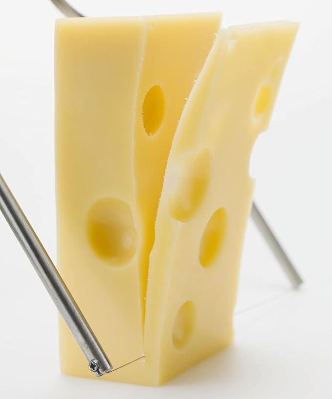 Cheese Slicer & Cheese Cutter Stainless Steel Cheese Slicers with Wire | Cheese Cutter Wire & Butter Slicer - 2PCS