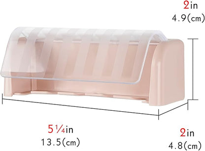 5 Slots Wall Mount Toothbrush Holder