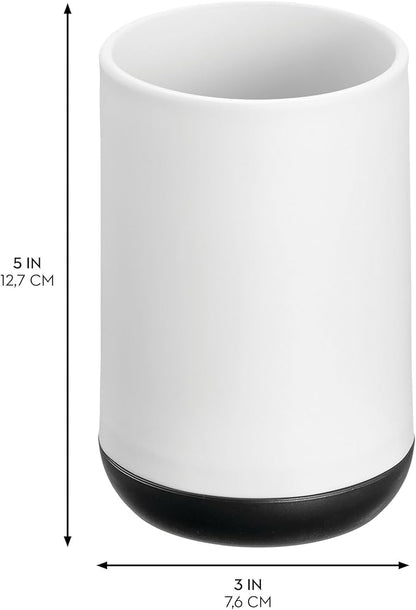 iDesign Toothbrush Holder with 3 Divided Sections