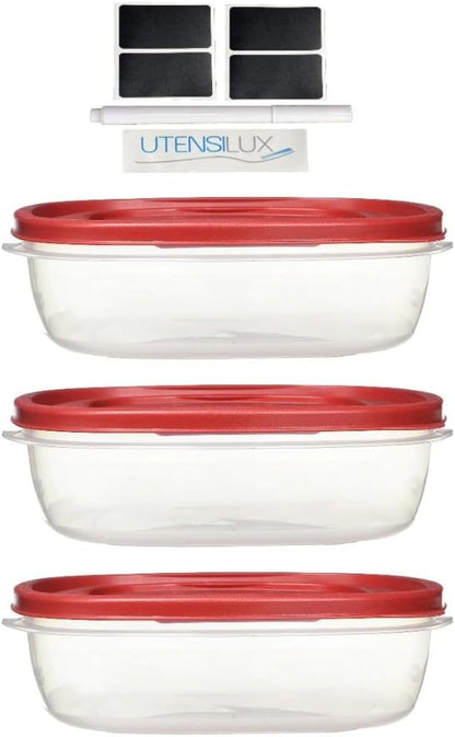 Rubber maid Food Storage Containers Nine Cup Food Storage Containers 7 Peice Set