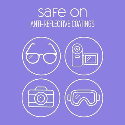 Nice 'N CLEAN SmudgeGuard Lens Wipes | Individually-Wrapped, Pre-Moistened