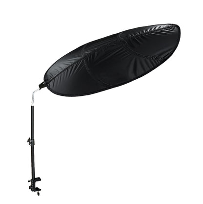 Office Cubicle Shade Cubicle Desk Light Shield to Block Anti-Glare Cover Light Sensitive Professionals Cubicle Light Quick Install Shading Light Shade with Clamp(Leaf)