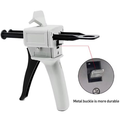 1:1/1：2AB glue gun 50ml epoxy resin glue gun two-component dispensing gun AB epoxy sealant gun applicator manual dispensing gun kit
