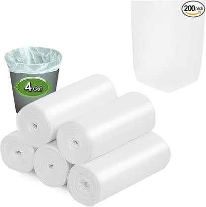 Small Trash Bags, Inwaysin Small Garbage Bags 4-6 Gallon Biodegradable Can