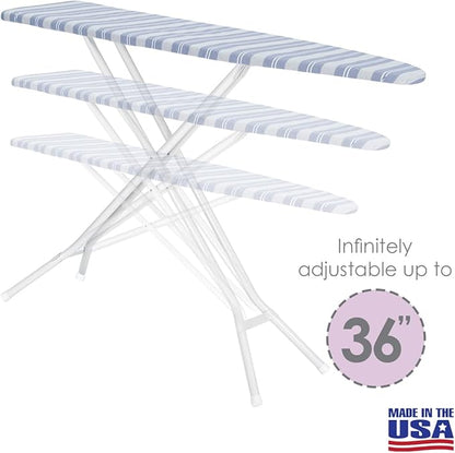 Full Size Ironing Board Made in USA – Blue Stripe by Seymour Home Products 4