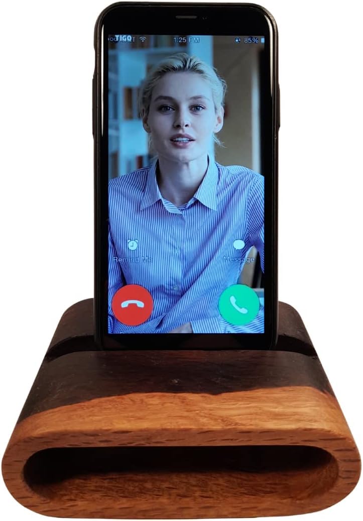 Hesse Woods Family Oak Phone Stand (Large Made for Cases Thicker Than 1/2")