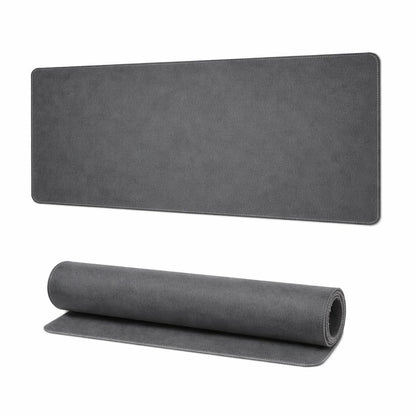 Large Desk Mat 47" x 23" – Premium PVC Leather Desk Pad, Non-Slip Office & Home Workspace Mat, Water-Resistant Writing Surface, Large Desk Protector for Laptop, Keyboard & Mouse (Grey)