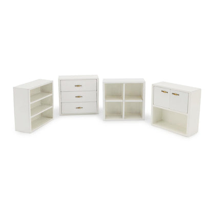 Dollhouse Miniature Furniture & Cake Cabinet Wooden Cabinet Cupboard Closet Various Styles of Furniture Accessories
