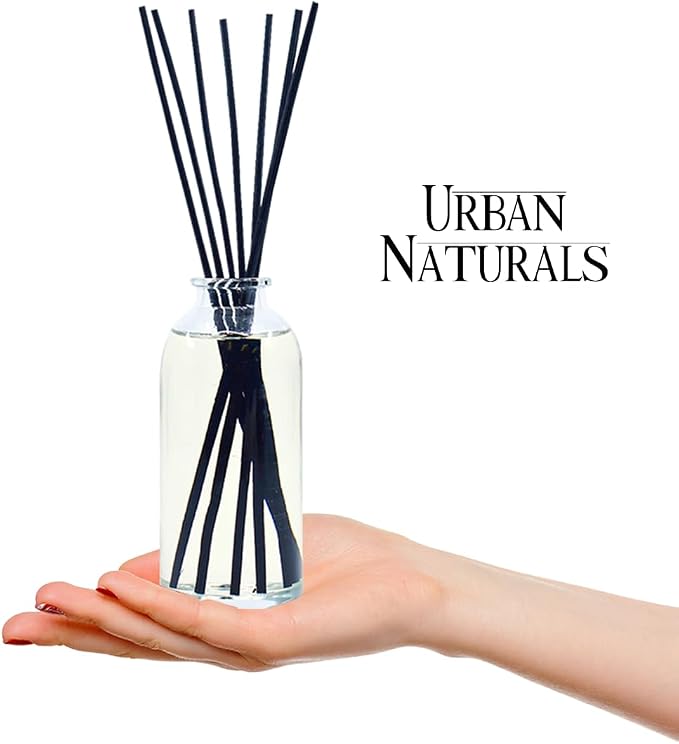 Urban Naturals Vanilla Bean Scented Oil Reed Diffuser Gift Set | Vanilla Cream, Amber & Sweet Tonka Bean | Made in the USA