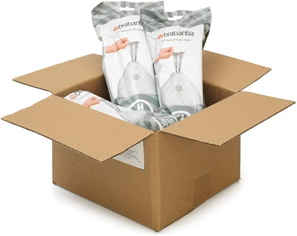 Brabantia PerfectFit Trash Bags Thick Plastic Trash Can Liners