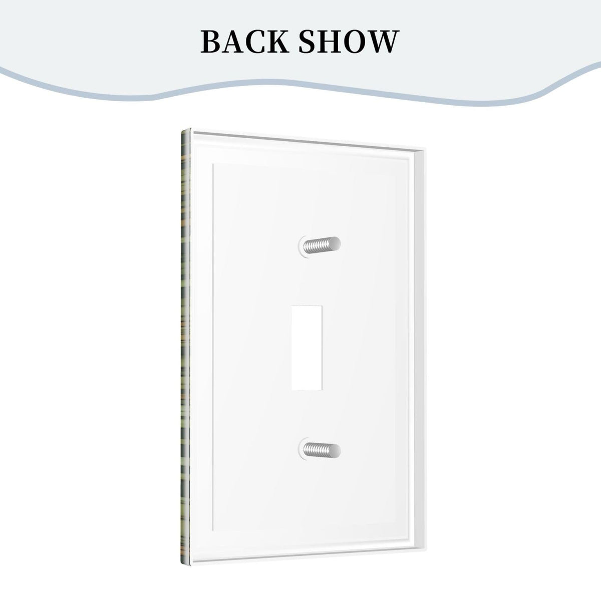 Azjincos Decorative Art Light Switch Covers Morris Leaves Single Toggle Wall Plate Decorative Switchcover Electrical Switchplate