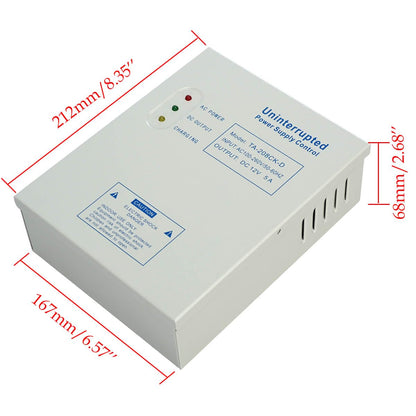 Power Supply Controller for Door Access System Electric Lock Intercom Camera Input 110V-240V AC to Output 12V DC 5A
