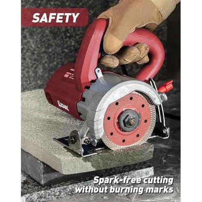 EZARC 4-1/2 inch Super Thin Diamond Blade, Diamond Saw Blades for Angle Grinder, 4.5" Tile Blade for Smooth Cutting Porcelain Ceramic Granite Marble Tile, 7/8"-20mm-5/8 Arbor (5-Pack)