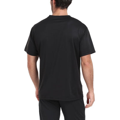 HovSiyla 5 Pack Workout Shirts for Men Athletic Running Gym Quick Dry Short Sleeve Performance Moisture Wicking T Shirt-Black-XL