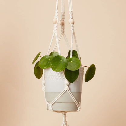 Calm Club 'Hang Time' Macrame Kit | Macrame Plant Hanger Kit | Macramé Hanging Planter Craft Kits | Mindfulness Gifts | Relaxation Arts and Crafts for Adults: Macrame Cord, Beads, Rings & Tutorial
