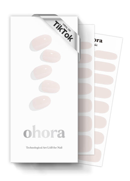 ohora Bundle Set (N Addict Starter Kit) - Red Solid Gel Nail Strips with UV/LED Lamp and Mini Remover, Salon-Quality, Long Lasting, Easy to Apply & Remove - Includes Prep Pads, Nail File, Wooden Stick