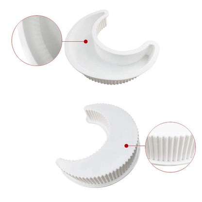 EchoDone Crescent Moon Shape Silicone Cake Pan, Moonlight Sonata Mousse Cake Bread Pizza Baking Mold Kitchen Bakeware Tools