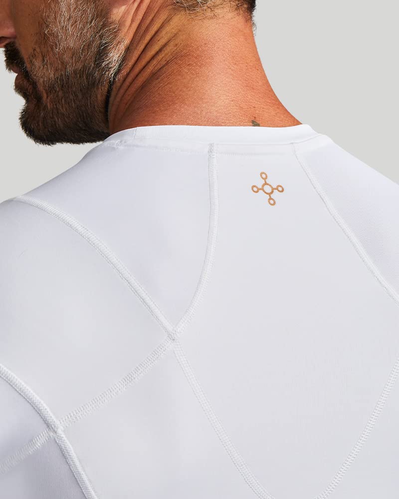 Tommie Copper Men's Pro-Grade Shoulder Support Shirt I UPF 50, Long Sleeve Compression Shirt, Upper Body & Posture Support
