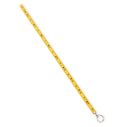 MSR Imports Mini Keychain Ruler - Fold Up Portable Measure Tool - Set of 2,Yellow