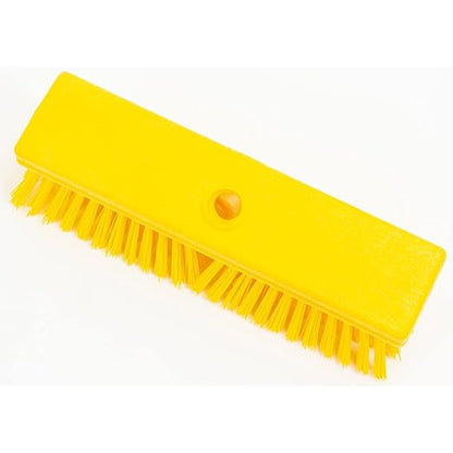 SPARTA Plastic Floor Scrub Brush, Brush Head Only, Deck Brush
