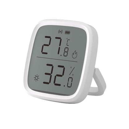 SONOFF Zigbee Indoor Temperature Humidity Sensor, SNZB-02D LCD Zigbee Thermometer Hygrometer, Works with Alexa & Google Home for Remote Monitoring and Home Automation, ZigBee 3.0 Hub Required, 1-Pack