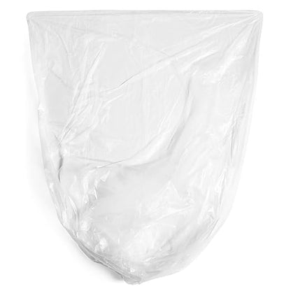 Aluf Plastics 45 Gallon Clear Trash Bags 40" x 48"