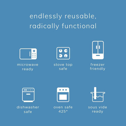 Stasher Premium Silicone Reusable Food Storage Snack Bag, Clear, Microwave, Sous Vide, Dishwasher, Oven and Freezer Safe, BPA Free, Leak-free, Eco-friendly, 12 Oz