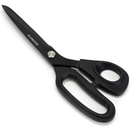 SLEMOON 10" Scissors All Purpose, Heavy Duty Premium Stainless Steel Tailor Scissors, Comfort Grip Handles for Fabric, Leather, Sewing & Crafting