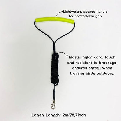 Adjustable Bird Harness with Elastic Leash, Pet Parrot Harness and Leash, Adjustable Training Design Anti-Bite, Bird Nylon Rope with Cute Wing for Conure (Purple,XS)