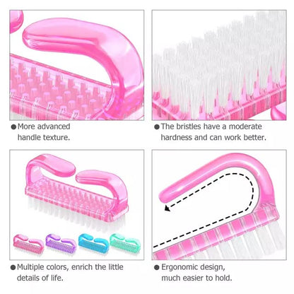 4 Pcs Nail Brush for daily Use