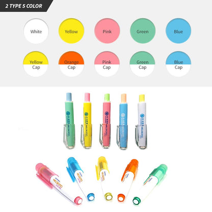 Hagoromo Chalk Holder with Magnet Attached [Yellow Body & Chalk]