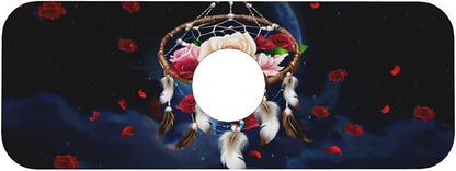Dreamcatcher Rose Flowers Kitchen sink faucet pad, strong water absorption