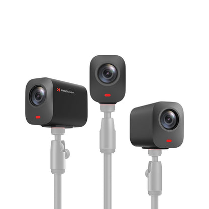 NearStream 3-Pack Live Streaming Camera 2K, Streaming Webcam with 40X Hybrid Zoom, 8-MEMS Mic with Noise Canceling, 6H Battery, Camera for Streaming on YouTube/Twitch/Facebook/Rtmp, App Control