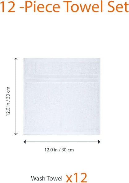 Amazon Basics Cotton Washcloths