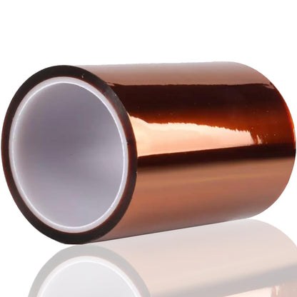 SMOTOT Heat Tape Adhesive Heat Resistant Transfer High Temperature Tape Heat Vinyl Thermal Sublimation Press Tape No Residue for Electronics Soldering Circuit Board (150mm 108ft 1Roll)