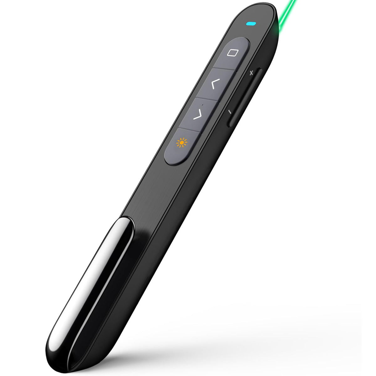 Norwii Rechargeable Bluetooth Presentation Clicker with Green Pointer, Wireless Presenter, PowerPoint Presentation Remote, Slide Clicker with 328ft Range for Teacher and Presenter, macOS Applicable