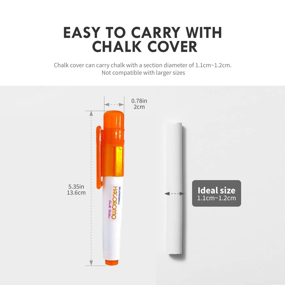 Hagoromo Chalk Holder with Magnet Attached [Yellow Cap and Chalk]