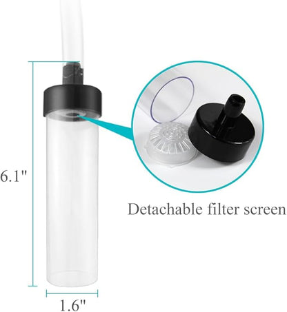 Laifoo 5ft-S Aquarium Siphon Vacuum Cleaner for Fish Tank Cleaning Gravel & Sand