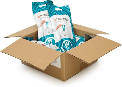 Brabantia PerfectFit Trash Bags Thick Plastic Trash Can Liners
