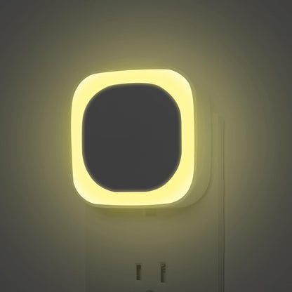 2 Pack Plug in Amber Night Light, Auto Dusk to Dawn, Soft Glow, Dimmable, Diffused Light, LED Lights for Bedroom, Kids, Bathroom, Sleep, Baby Nursery, Toddler, Hallway, Kitchen, Home Decor