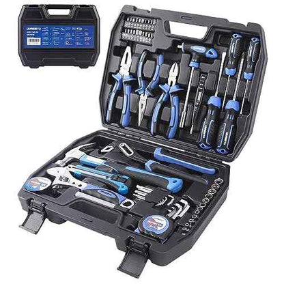 62 Piece Tools Set, General Household Tool Kit with Storage Toolbox, Basic Tool Set for Home, Garage, Apartment and Dorm