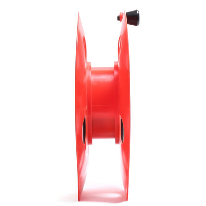 Homeon Wheels Heavy Duty Impact Resistant Plastic Extension Cord Storage Reel With Bag 1 Pack Durable & Safe, Lightweight & Portable, Ideal for Outdoor Projects & DIY Maintenance 100 Feet RED