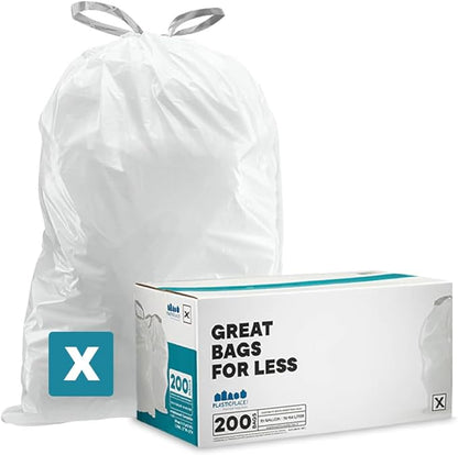 Plasticplace Custom Fit Trash Bags, Compatible