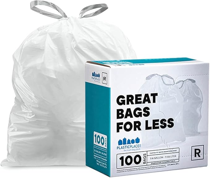 Plasticplace Custom Fit Trash Bags, Compatible